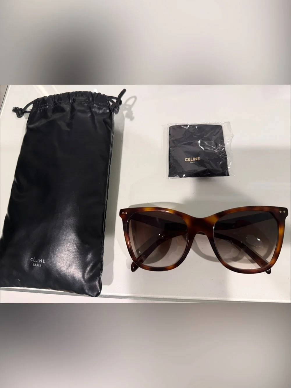 Celine Women’s Tortoiseshell Sunglasses with Brown Lenses